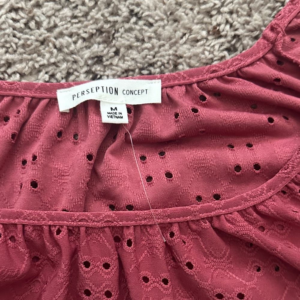 Perseption Concept Ruby Eyelet Blouse - image 2